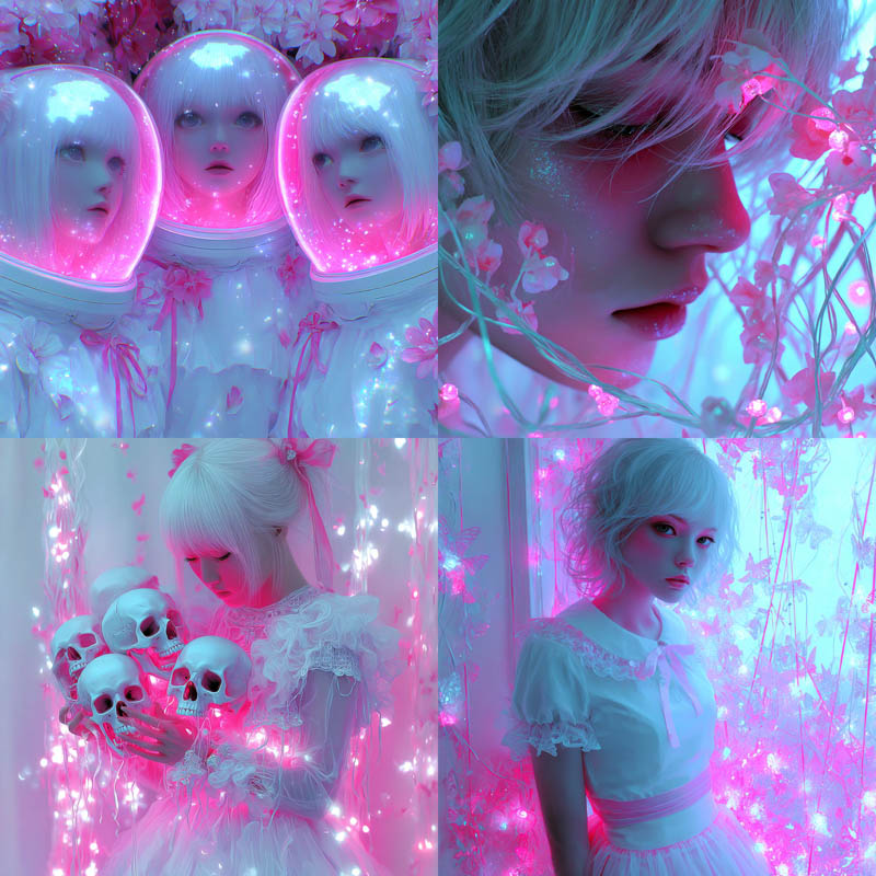 Ethereal Neon Portraits