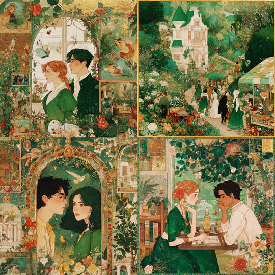 Romantic Garden Illustrations