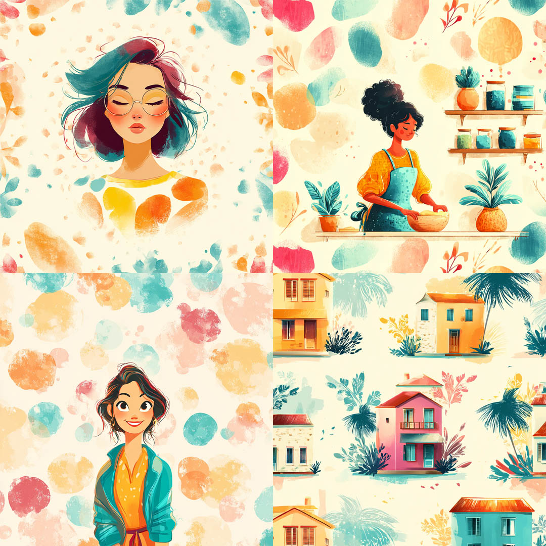 Watercolor Fiesta