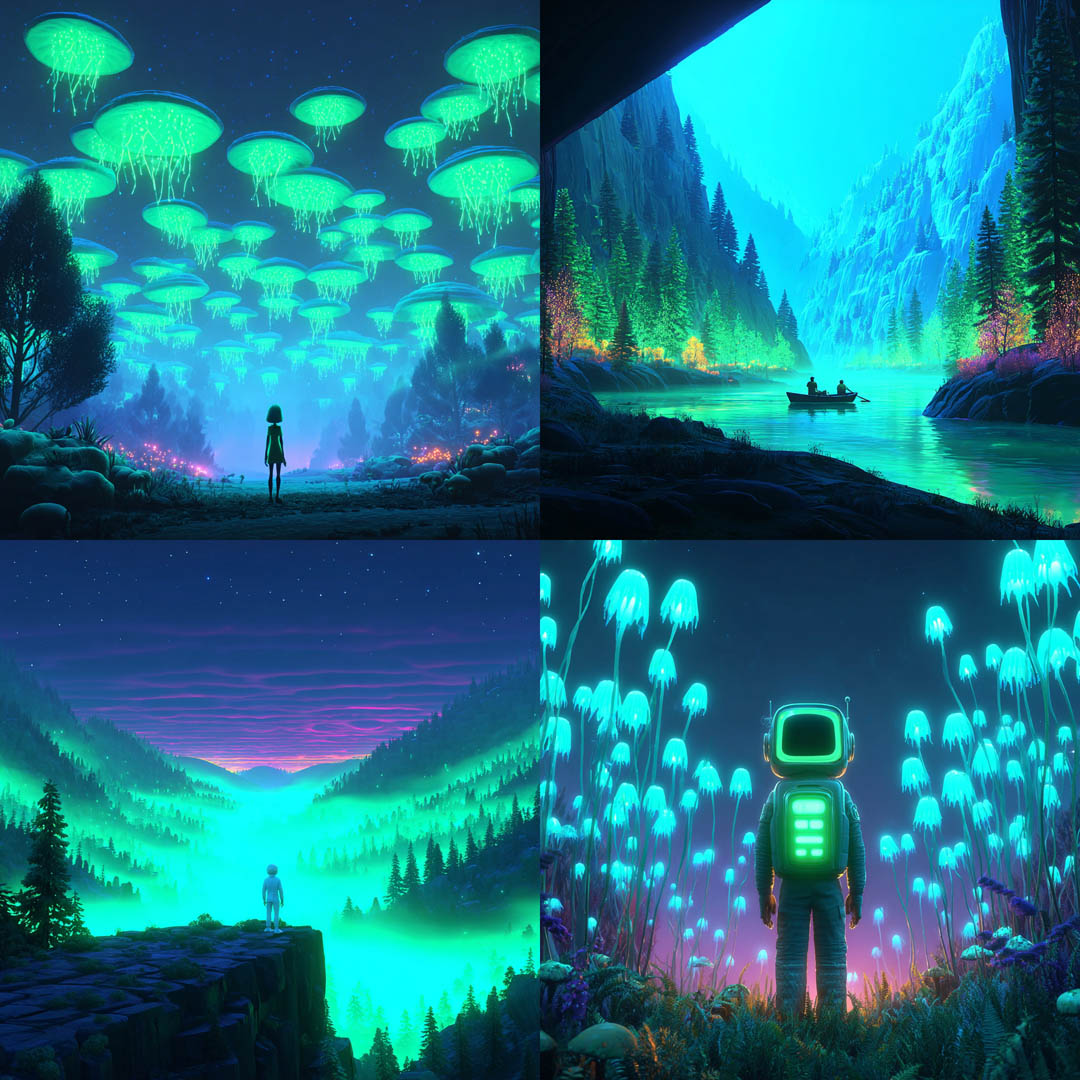 Neon Dreamscapes