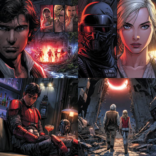 Cinematic Sci-Fi Graphic Novel