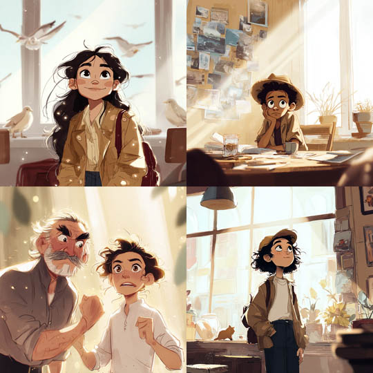 Warm Narrative Illustration