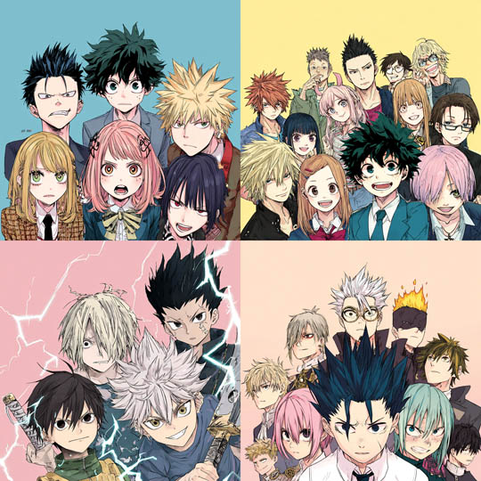 Manga Ensemble Portraits
