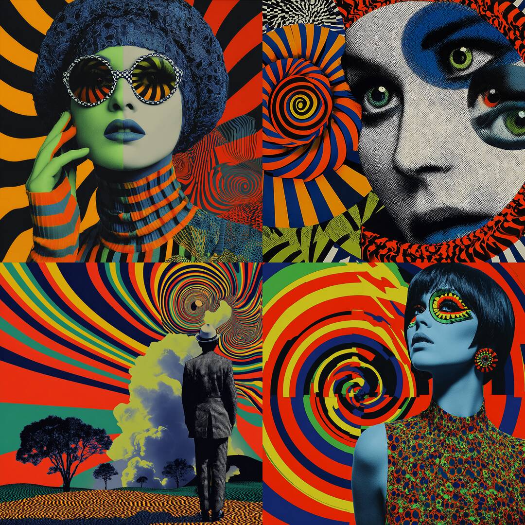 Psychedelic Pop Op Fusion