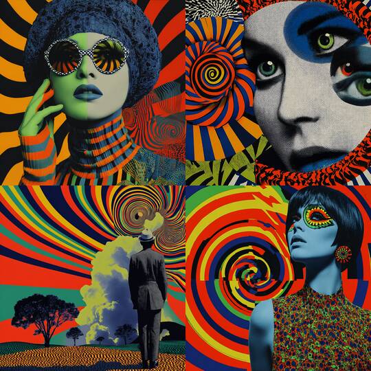 Psychedelic Pop Op Fusion