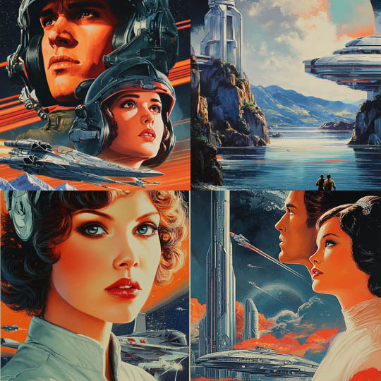 Retro Sci-Fi Poster