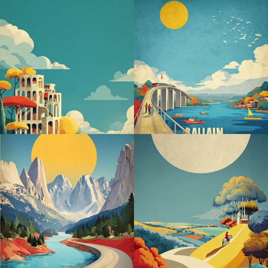 Retro Travel Posters