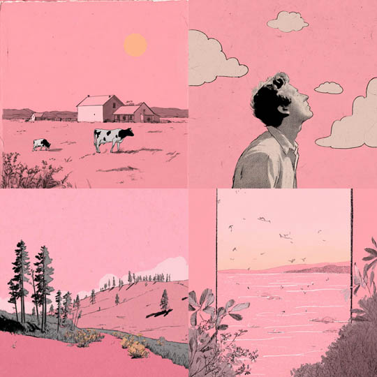 Pastel Pink Retro Comics