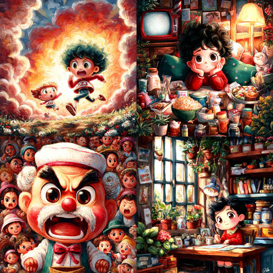 Painterly Storybook Whimsy