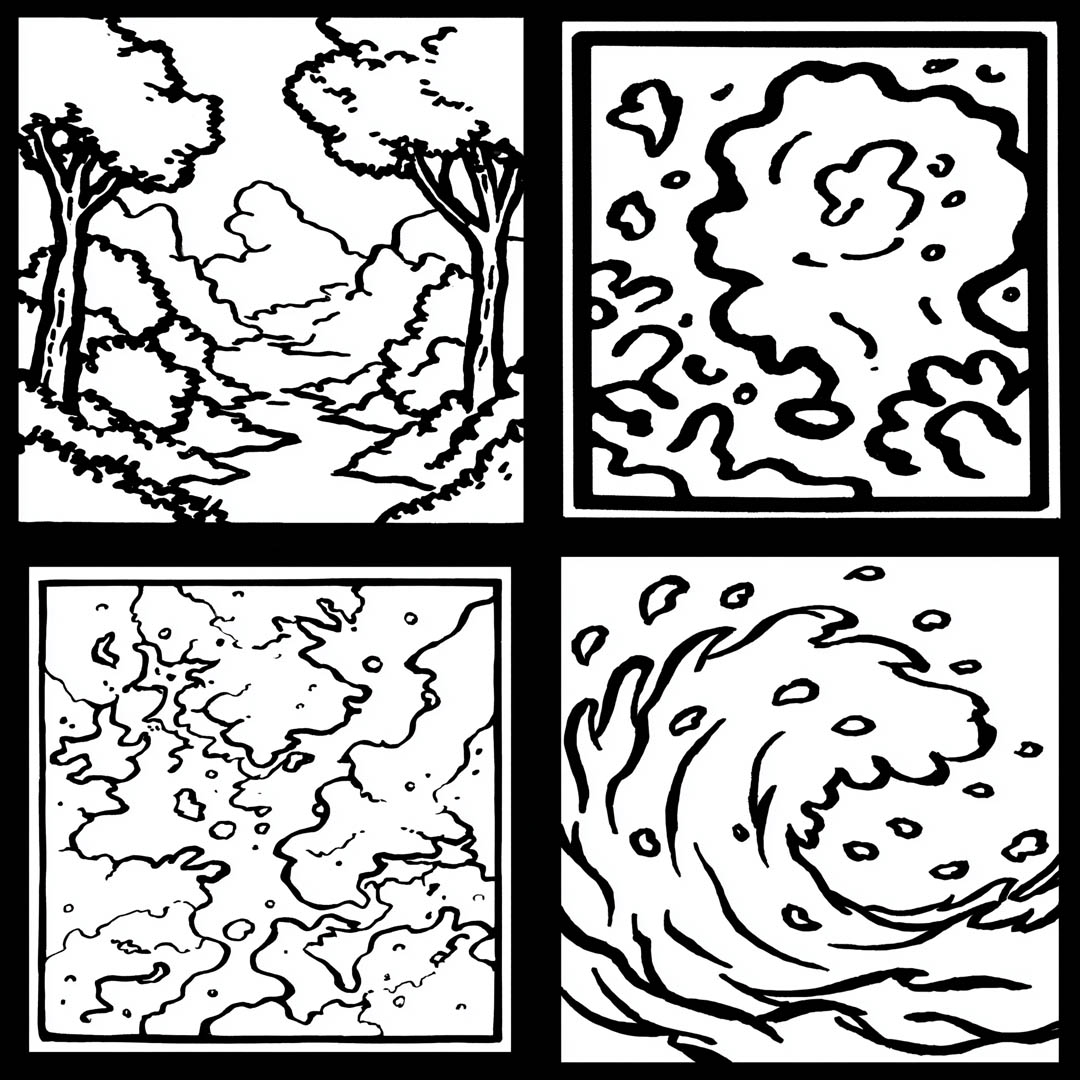 Bold Ink Outlines