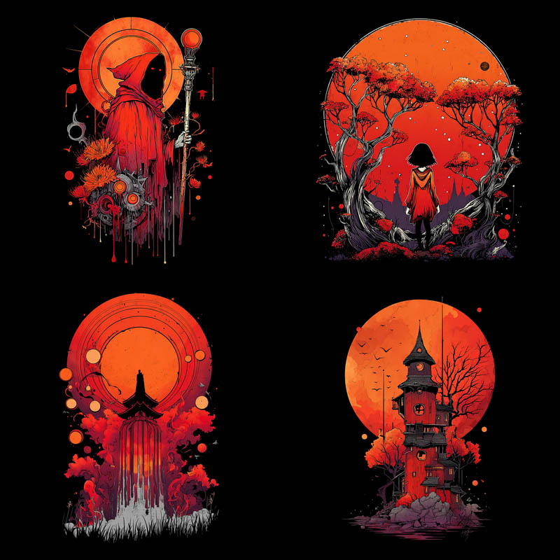 Graphic Horror Silhouette