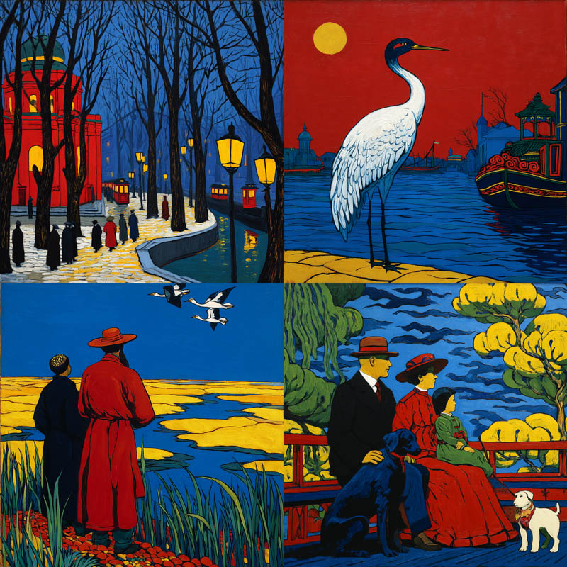 Nocturnal Urban Poster Illustration