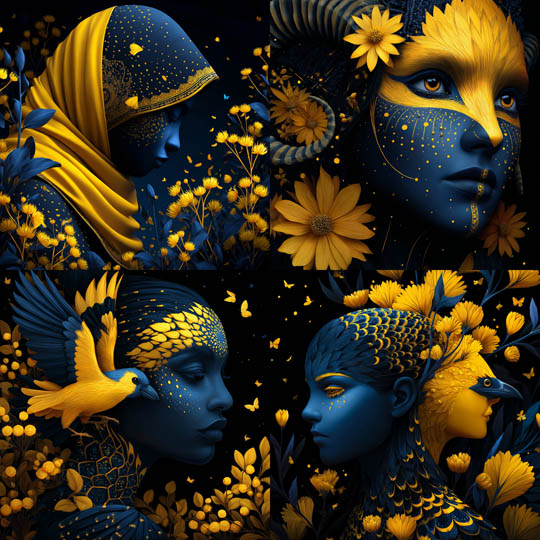 Golden Nocturne Portraits