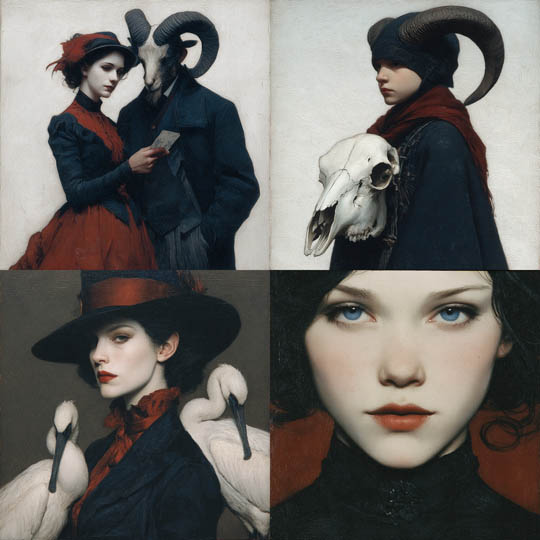 Dark Romantic Portraiture