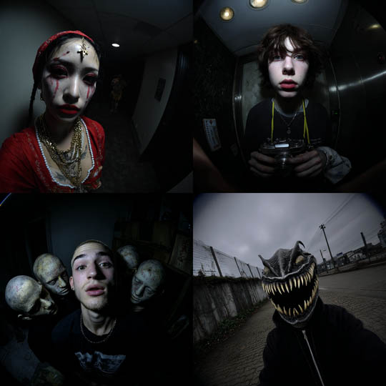 Dark Fisheye Urban Horror