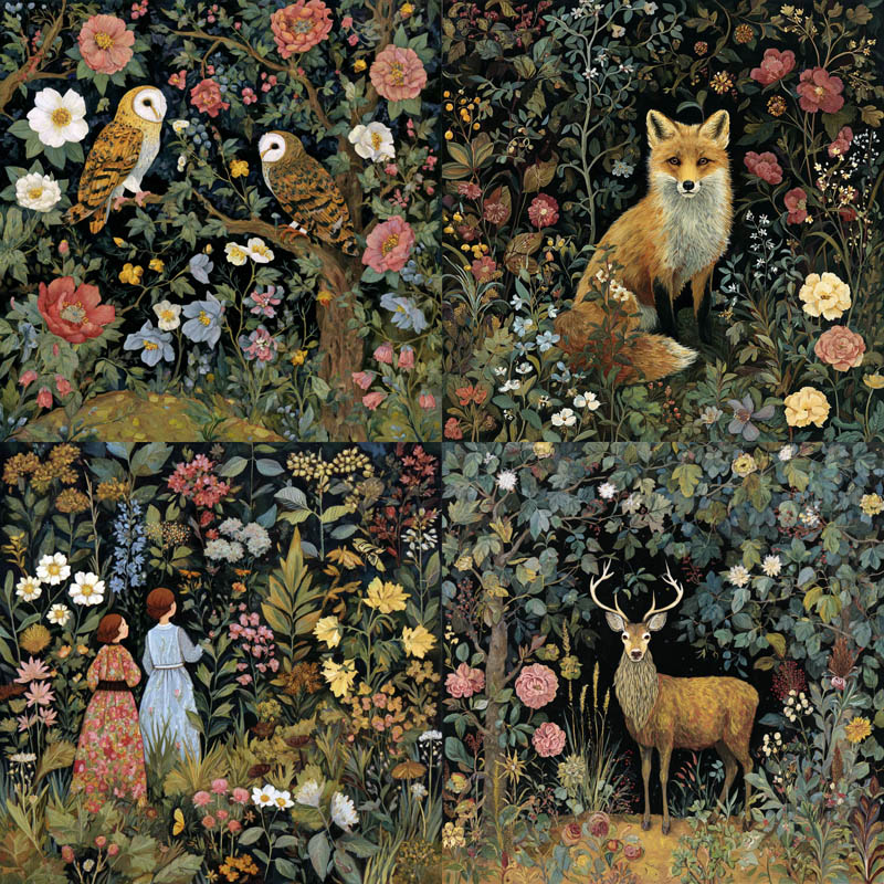 Ornate Botanical Naturalism