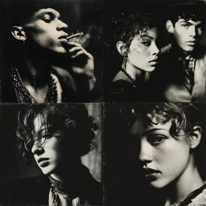 High-Contrast Monochrome Portraits