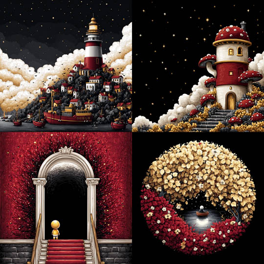 Nocturnal Fantasy Illustration