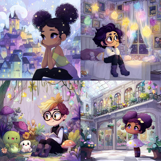 Whimsical Pastel Fantasy