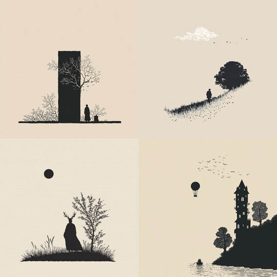 Minimalist Noir Silhouette