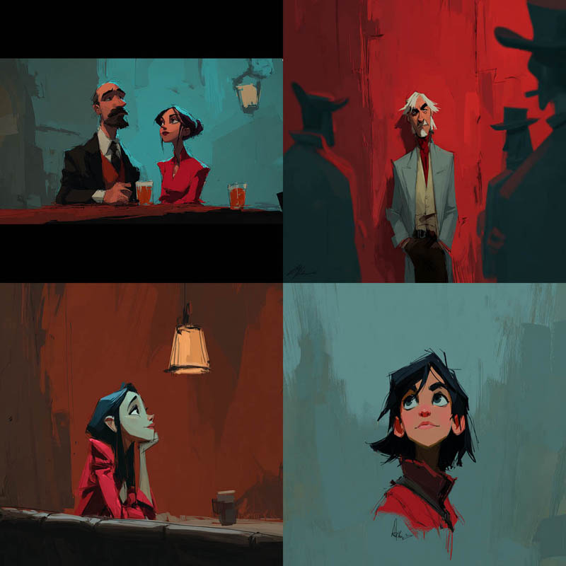 Moody Concept Sketches