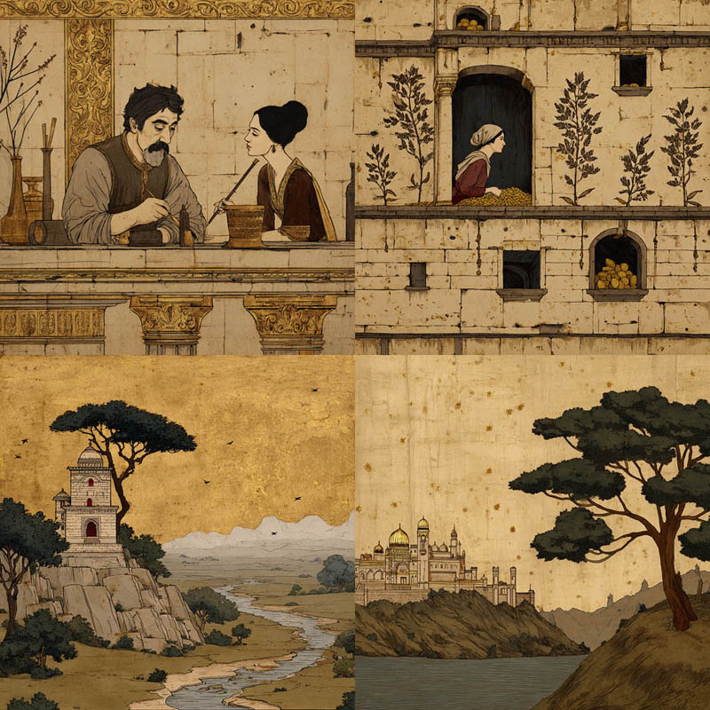 Miniature Heritage Illustrations