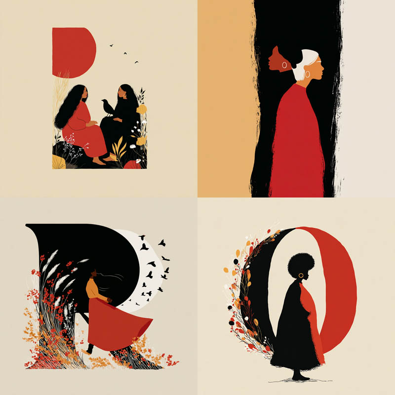 Minimalist Silhouette Illustration