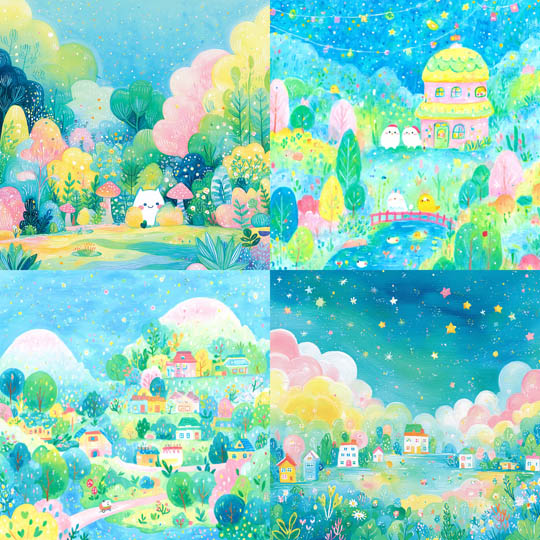 Pastel Storybook Illustration