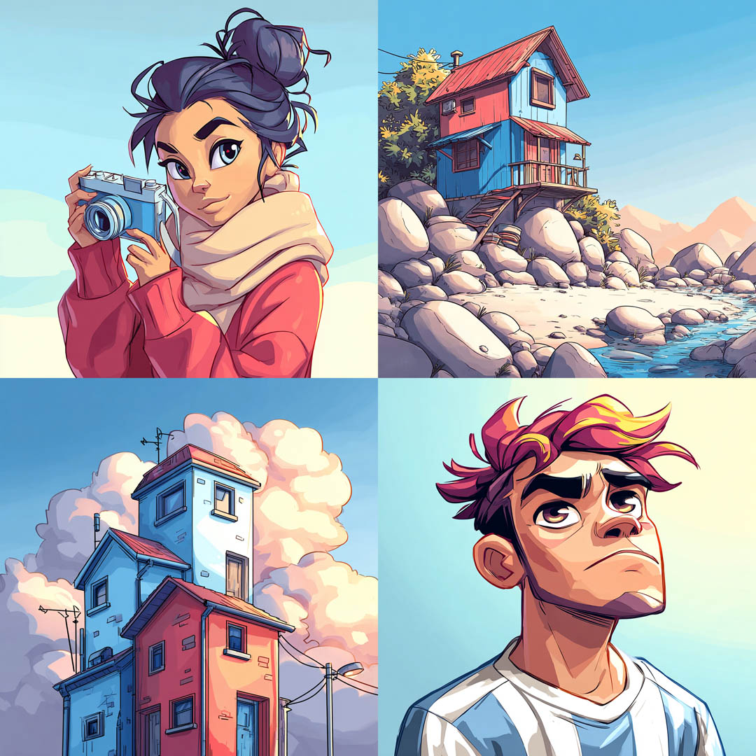 Modern Pastel Toon