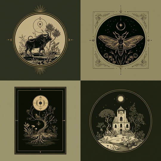 Occult Botanical Medallion