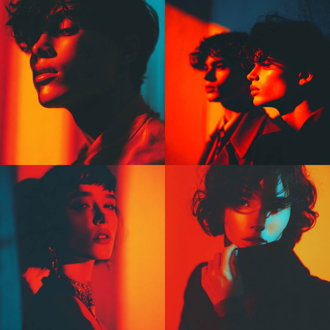 Neon Noir Portraits
