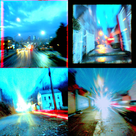 Neon Rain Blur
