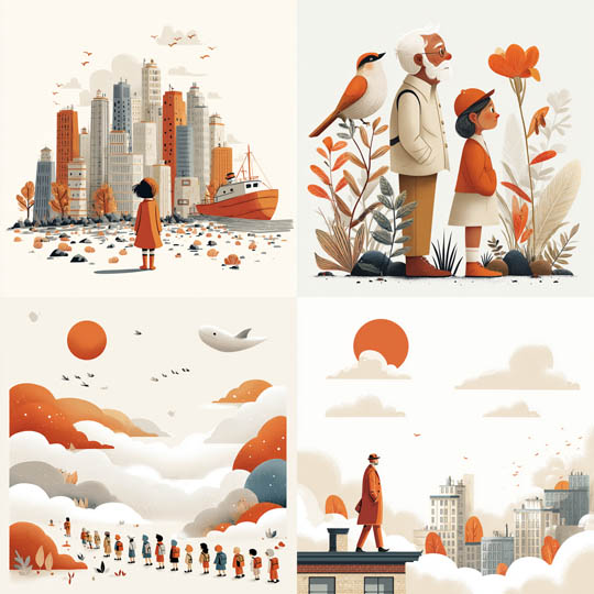 Whimsical Urban Storybook