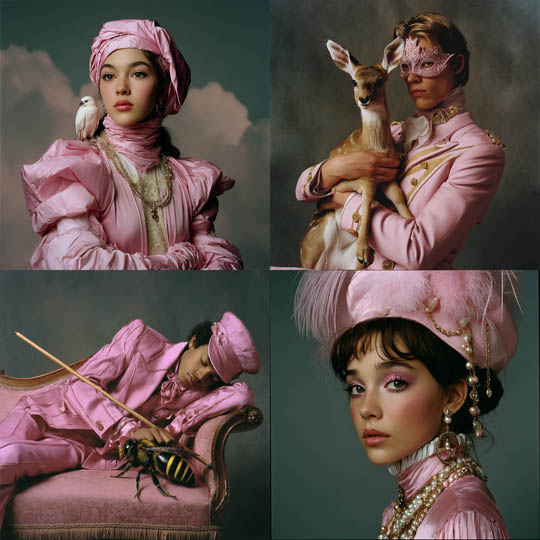 Rococo Fashion Portraiture