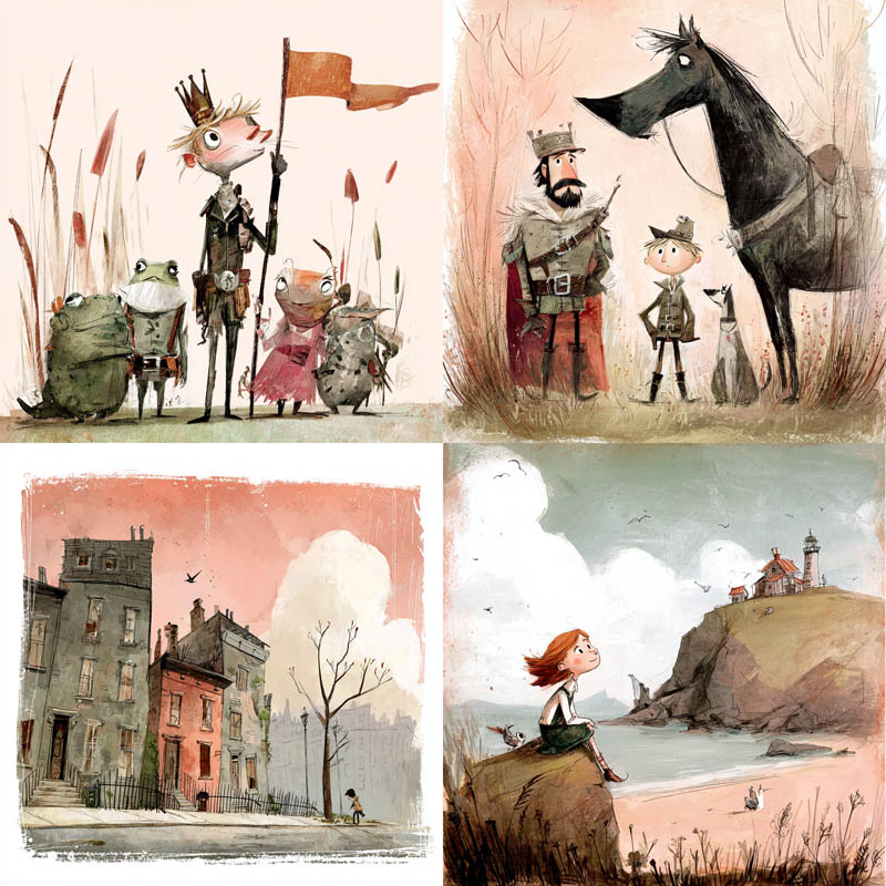 Whimsical Storybook Illustration