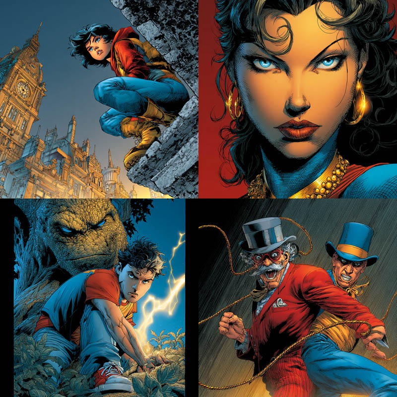 Dynamic Comic Book Art