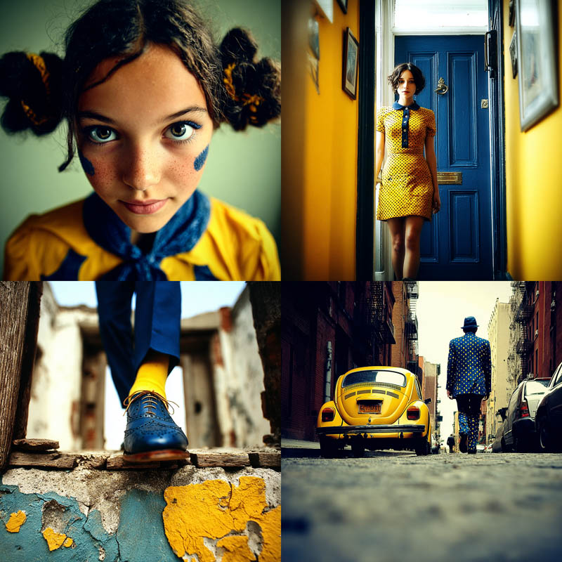 Vibrant Polka Dot Fashion