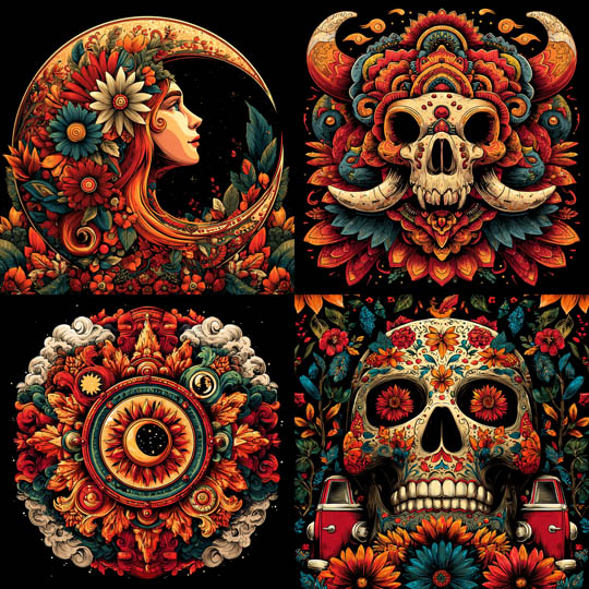 Ornamental Folk Surrealism