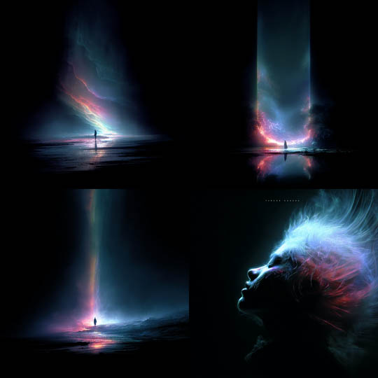 Cosmic Light Rift Dreamscapes