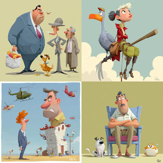 Digital Character Cartooning