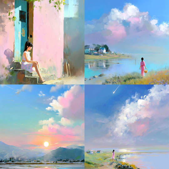 Pastel Coastal Daydreams