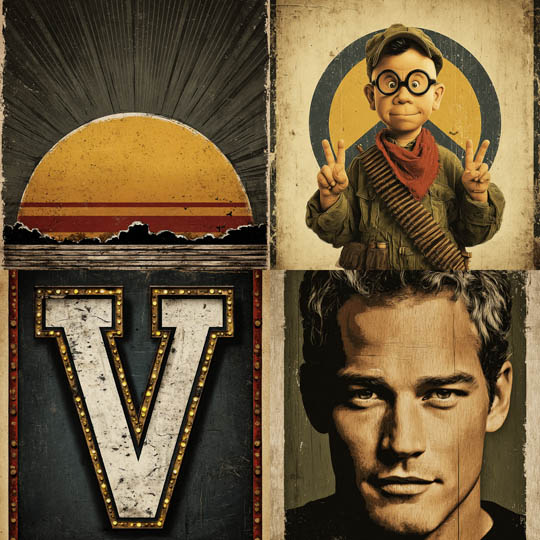 Vintage Pop Poster Graphic