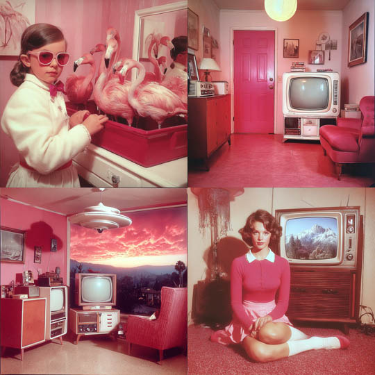 Retro Pink Dreamcore