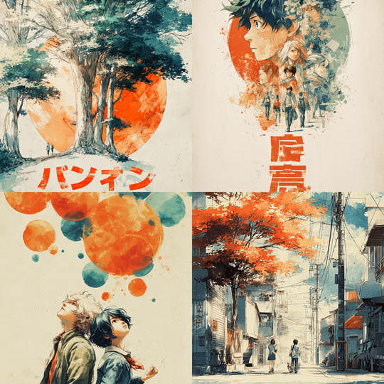 Anime Watercolor Nostalgia