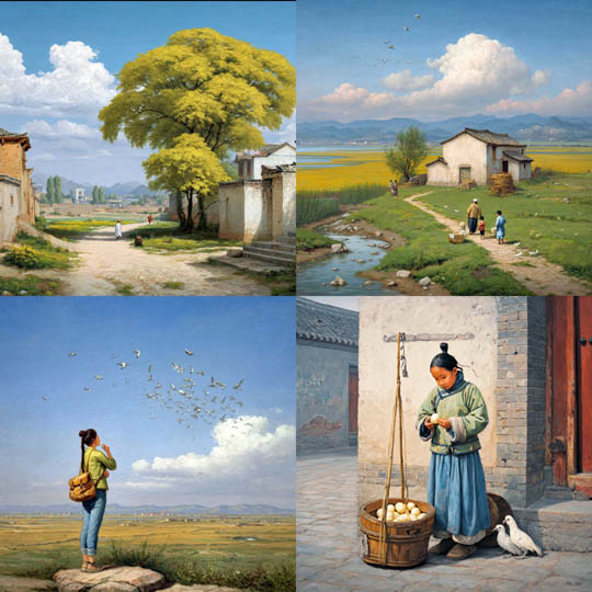 Contemporary Realist Rural Landscape