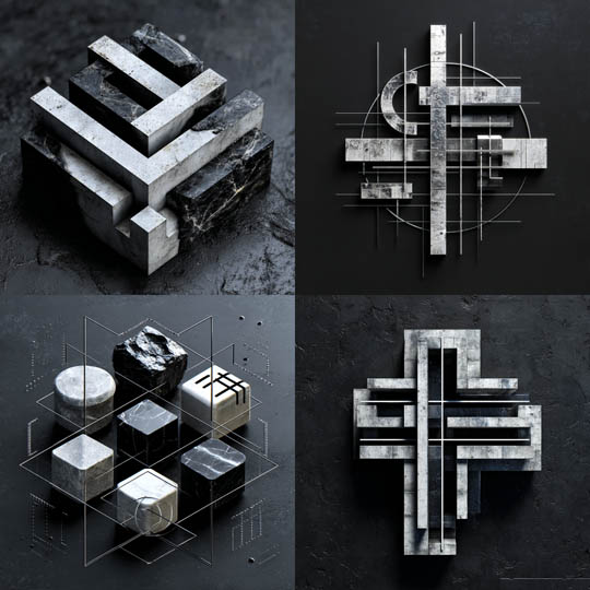 Brutalist Monolith Geometry