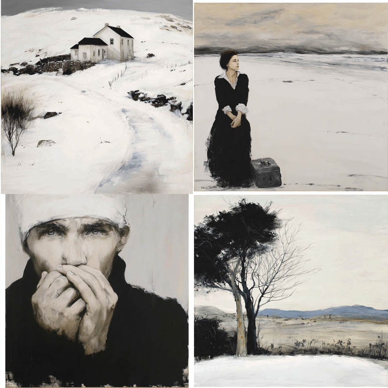 Snowbound Monochrome Realism