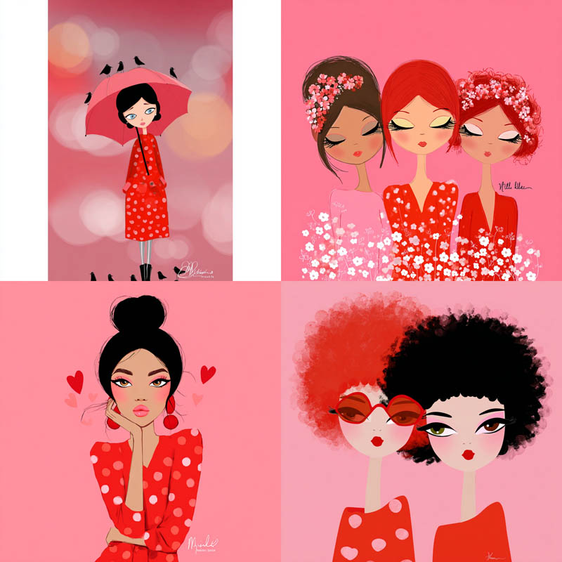 Pop Art Polka Dot Portraiture