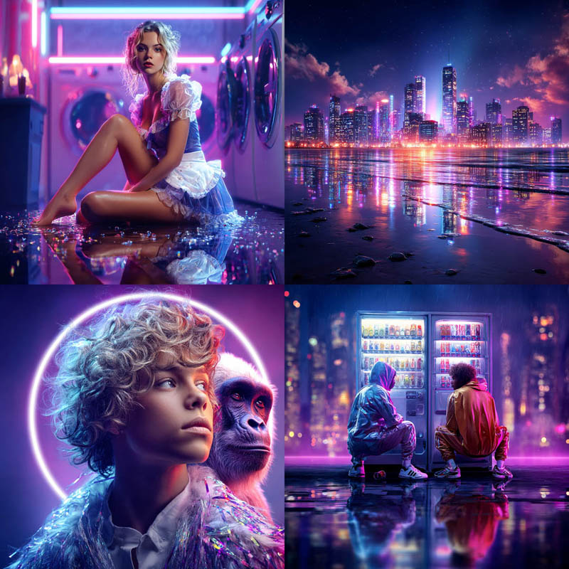 Neon Cyberpunk Narratives