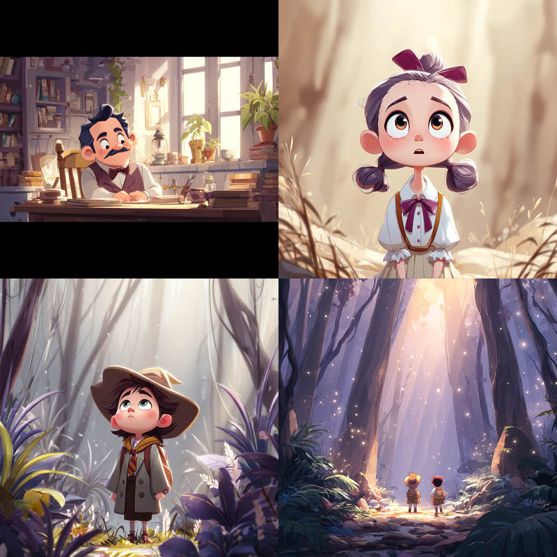 Warm Narrative 3D Illustration